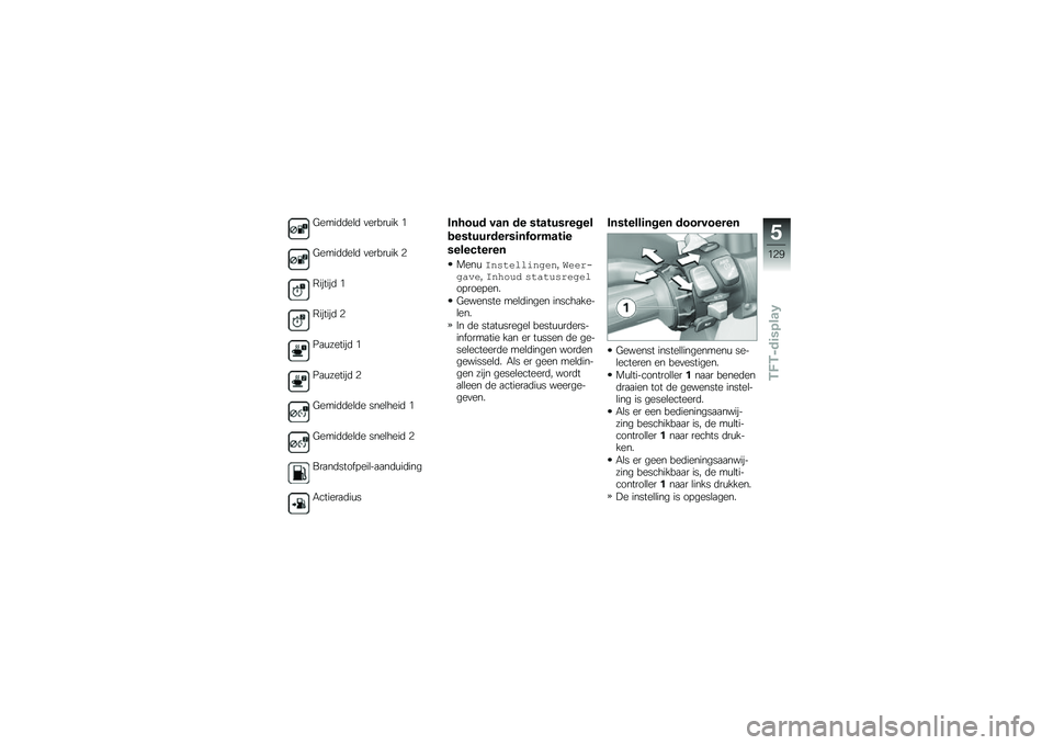 BMW MOTORRAD F 750 GS 2019  Handleiding (in Dutch) �1����	�	��\b�	 �
�����\f�� �&
�1����	�	��\b�	 �
�����\f�� �4
�7������	 �&
�7������	 �4
�$�
�\f������	 �&
�$�
�\f������	 �4
�1����	�	��\b�	� ����\b���