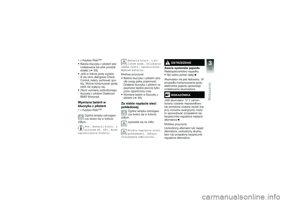 BMW MOTORRAD F 750 GS 2019  Instrukcja obsługi (in Polish) � �=���%��� �>��\f��;�
������� ��%��
���� � ���%����\b ����������\f����� �%��" ���%�� ���������\f������# �B�.�2�D�
�)���%� � �����
