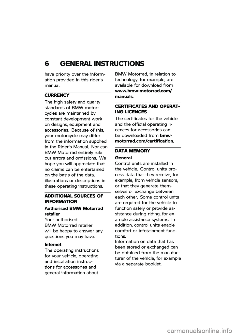 BMW MOTORRAD F 750 GS 2020  Riders Manual (in English) �3 ������� ����\b����\b����
��	�� ��\b���\b��
�
 ����\b �
�� �����\b�� �	�
��� ��\b������ �� �
��� �\b����\b����	���	�\f�
��������K
�*�