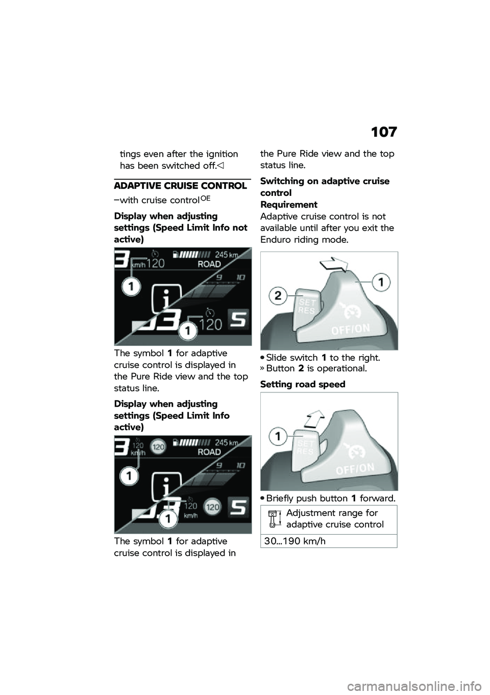 BMW MOTORRAD F 750 GS 2020  Riders Manual (in English) �\f�
�A
�
���� ���� �	��
��\b �
�� �����
�����	� ���� ����
���� ����
��6��@�\b��7� ������ ����\b���
���
� ��\b���� ����
�\b��\f�1�2
�*�