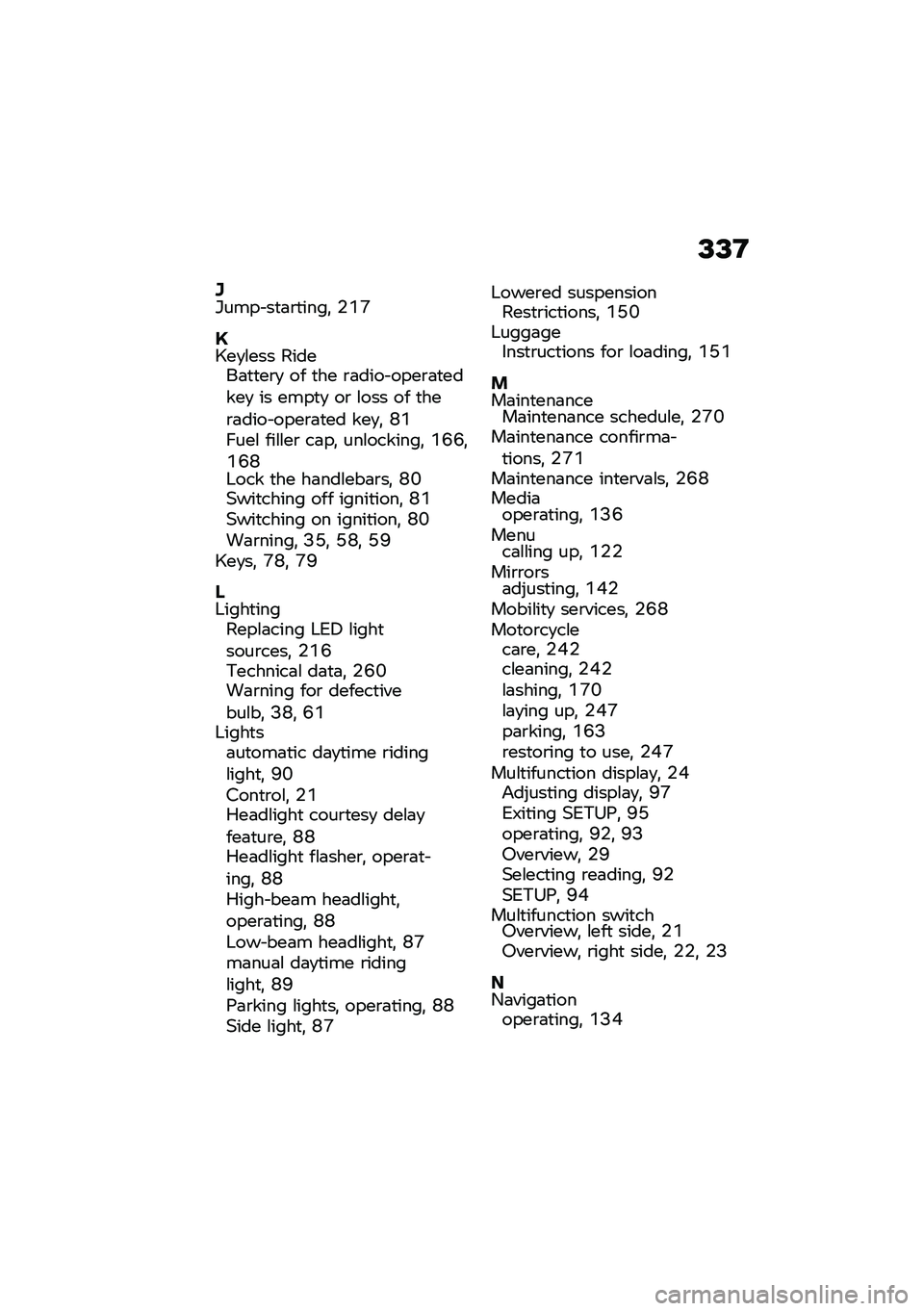 BMW MOTORRAD F 750 GS 2020  Riders Manual (in English) �>�>�A 