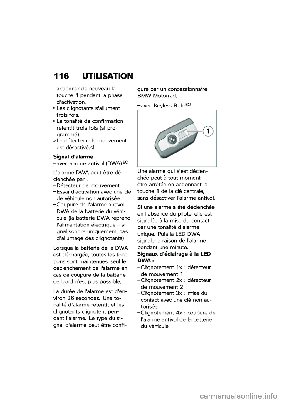 BMW MOTORRAD F 750 GS 2020  Livret de bord (in French) ���6 �����������
��
��\f����	� ��	 �����	�� ������
��	�4��	����� �� �����	����
��\f����\f����!�	� �
��\f�&������� ��������	����