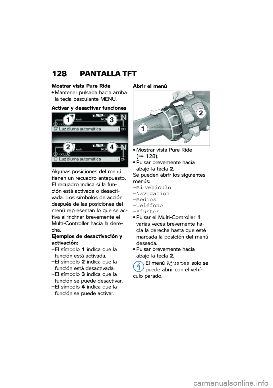 BMW MOTORRAD F 750 GS 2020  Manual de instrucciones (in Spanish) ���< �G�	���	���	 ��7�
� ��\b�	��� �-��\b�	� ��\f�� ����
��������	 ��
����� ����� ��	�	����� ����� �����
����� ��%��=�
���	��-�� �1 �