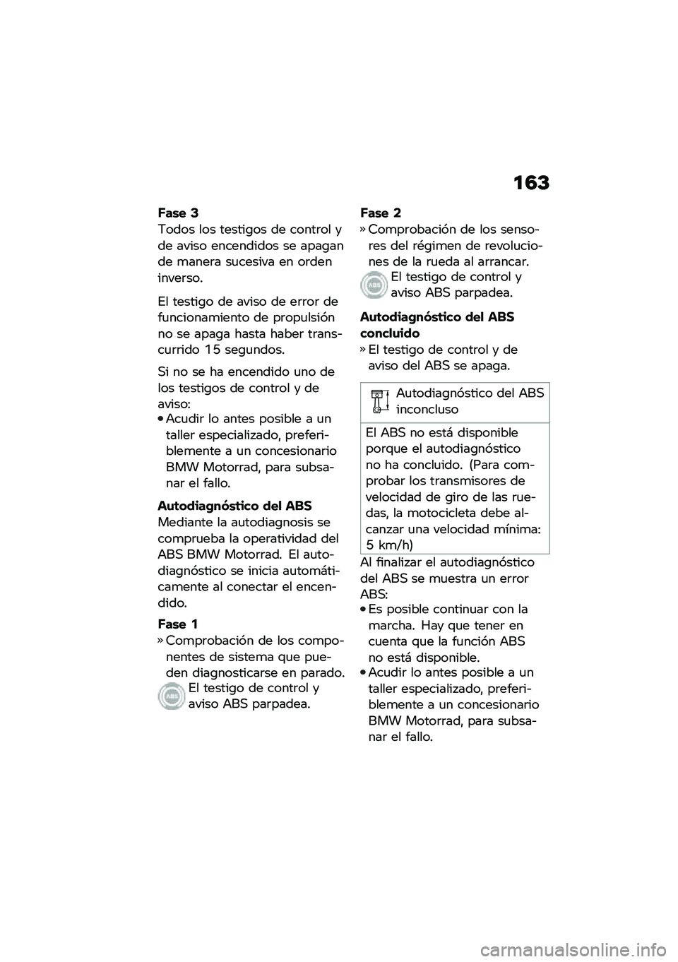 BMW MOTORRAD F 750 GS 2020  Manual de instrucciones (in Spanish) ��5�C
�J��\b� �9
�6���� ��� ������\b�� �� �����	�� ��� ����� ���������� �� ����\b���� �
����	� ��
������ �� ��	��������	���

