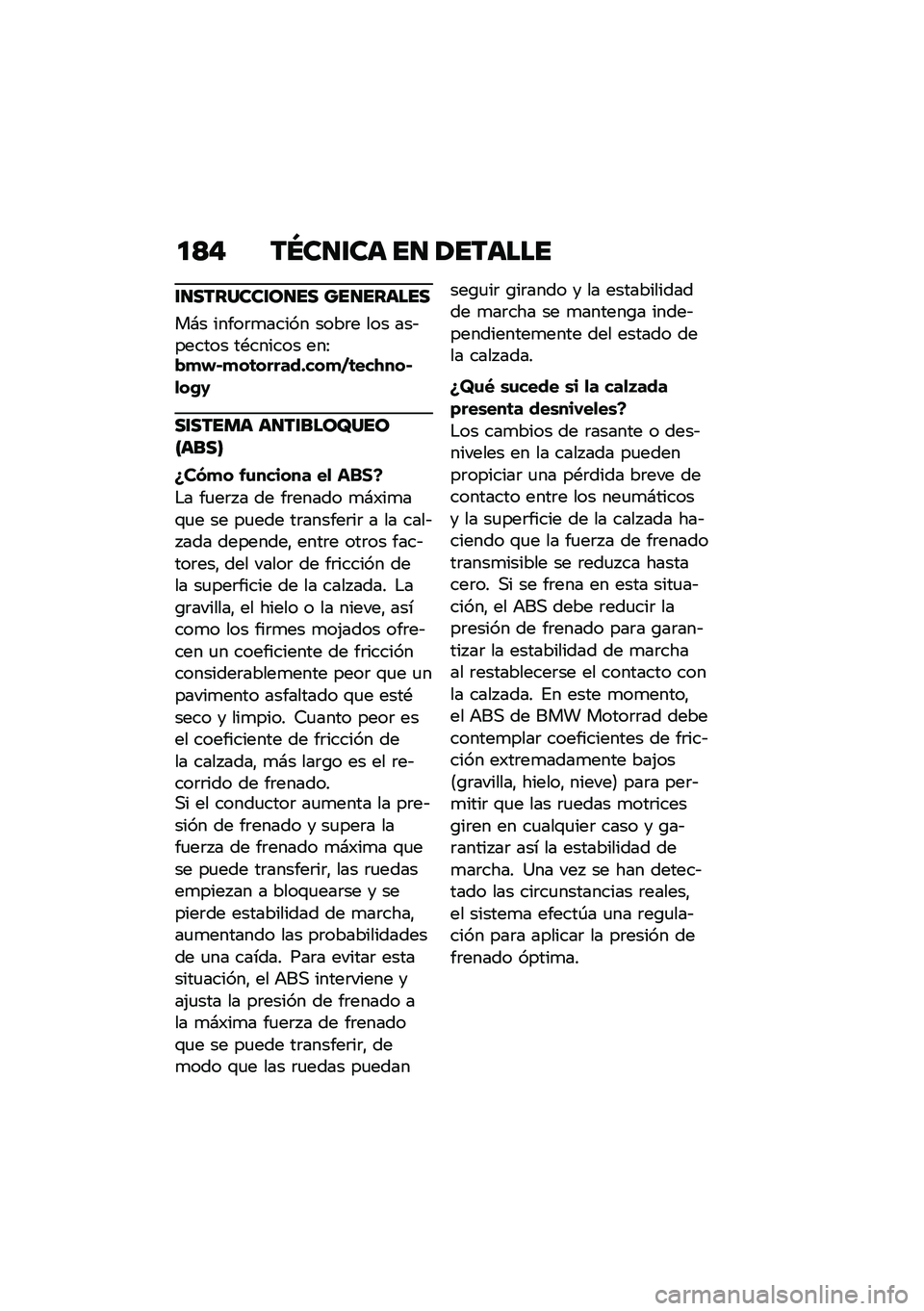 BMW MOTORRAD F 750 GS 2020  Manual de instrucciones (in Spanish) ��<�$ ��P�����	 �� ����	���
����������\b��� ������	���
��#� �����	�
����� ����	� ��� ���&������ ��*������ ���:�"�
�#�$�
��	����