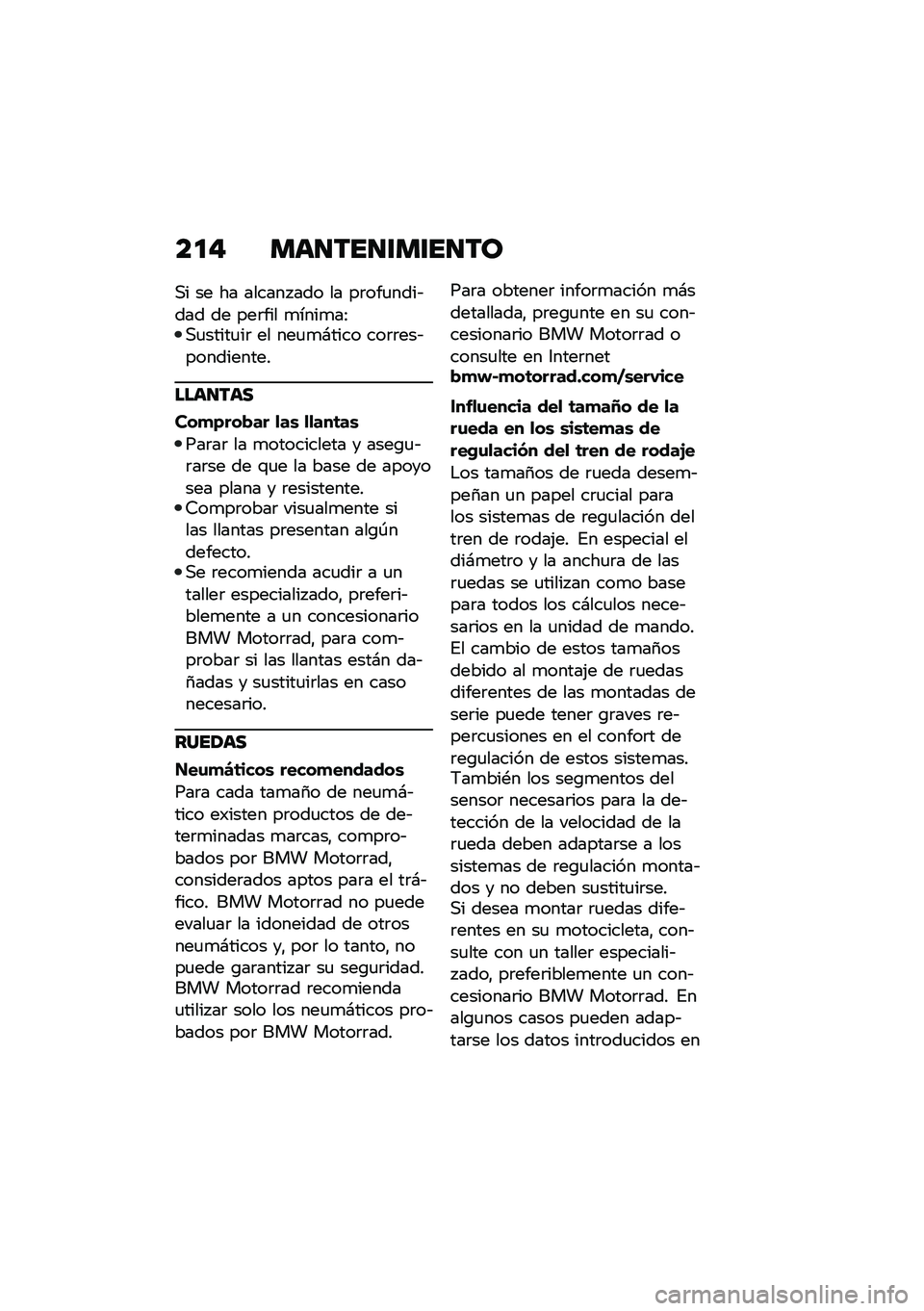 BMW MOTORRAD F 750 GS 2020  Manual de instrucciones (in Spanish) ���$ �
�	������
�����\b
�,� �� �� ������ ��� �� ��	���
����&��� �� ���	��� �
����
��:�,�
�����
��	 �� ���
�
�#���� ���	�	���&������