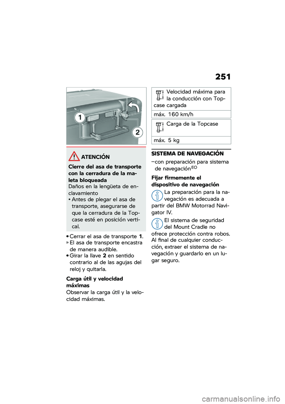 BMW MOTORRAD F 750 GS 2020  Manual de instrucciones (in Spanish) ��1�
��������
������ ���
 ��\b� �� �	����\b�)���	���� �
� �������\f�� �� �
� �
��$�
��	� �"�
��,�\f�����!��1�� �� �� ����\b�e��� �� �