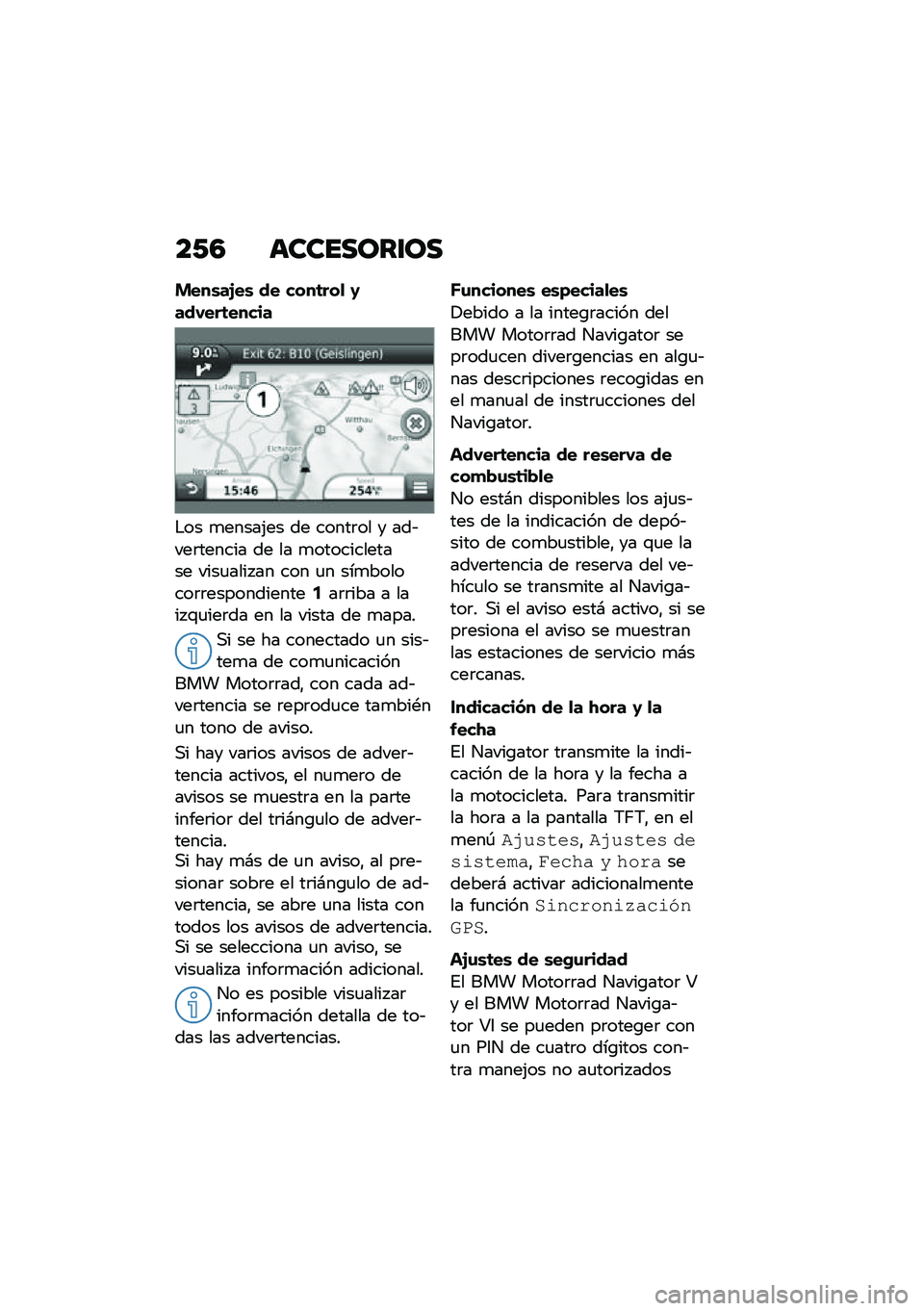BMW MOTORRAD F 750 GS 2020  Manual de instrucciones (in Spanish) ��1�5 �	�����\b���\b�
� ���\b��2��\b �� ����	���
 �1���-���	�����
�$�� �
�����(�� �� �����	�� � ���&���	������ �� �� �
�����������