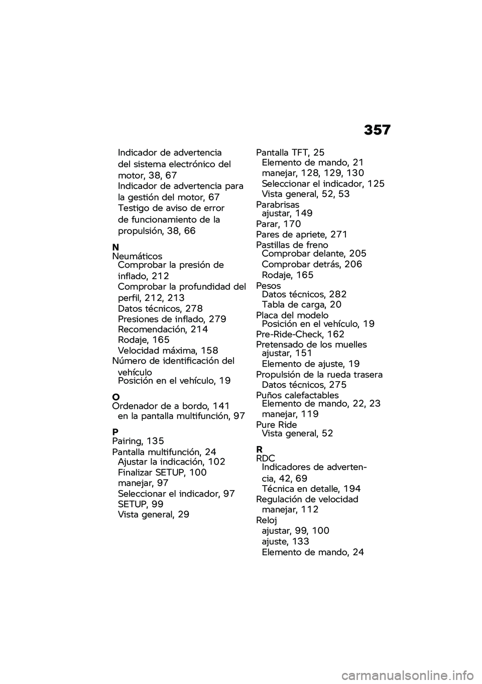 BMW MOTORRAD F 750 GS 2020  Manual de instrucciones (in Spanish) �C�1�9
�3��������	 �� �����	��������� ������
� ������	����� ����
����	�" �>�L�" �H�P�3��������	 �� �����	������ ���	��� �\b�����