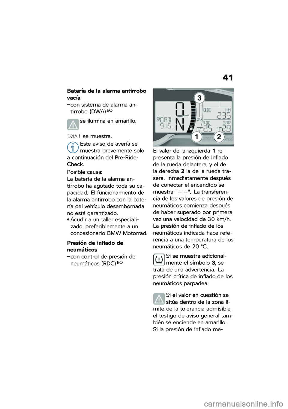 BMW MOTORRAD F 750 GS 2020  Manual de instrucciones (in Spanish) �$�
���	���/� �� �
� ��
���
� ���	�����"��-���/�
��� ������
� �� ����	�
� ���&���	�	��� �8�!��+�9�%�5
�� ���
�
��� �� ��
��	�����
����
