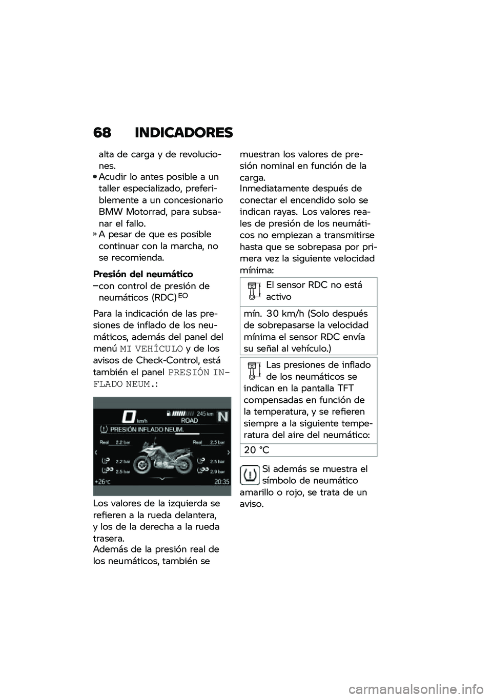 BMW MOTORRAD F 750 GS 2020  Manual de instrucciones (in Spanish) �5�< ������	��\b���
���� �� ���	�\b� � �� �	�����
����&�����+��
���	 �� ����� ������� � �
�������	 ���������� ����" ��	����	��&