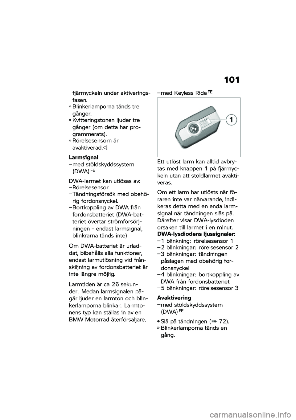 BMW MOTORRAD F 750 GS 2020  Instruktionsbok (in Swedish) ���
��$����� ����� ���
�� �\b����������
���\b�
������������\b��%�\f���\b ����
�
 �����������>����������
��\f��� ��$��
�� ����