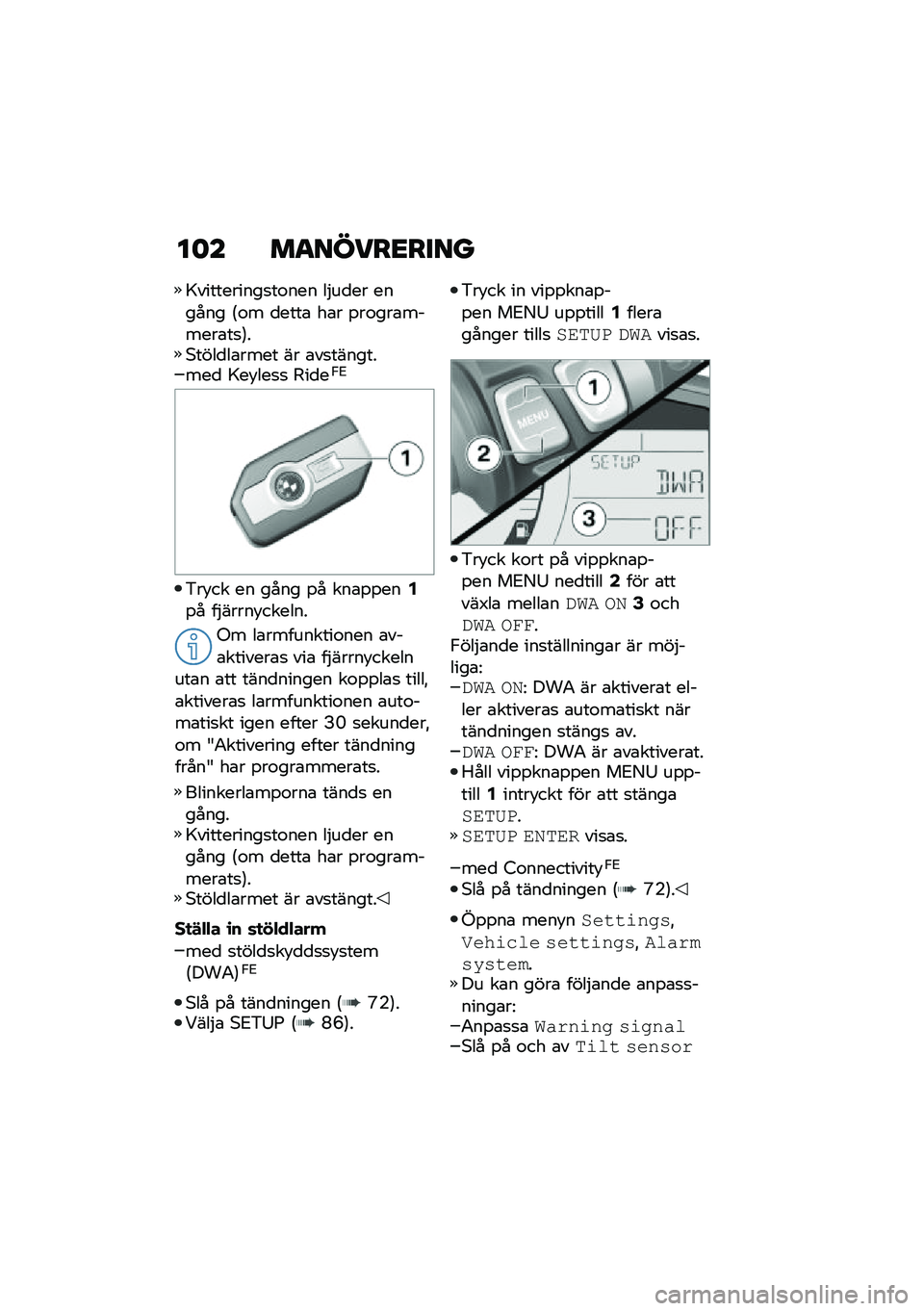 BMW MOTORRAD F 750 GS 2020  Instruktionsbok (in Swedish) ��� �	������
��
��
�>����������
��\f��� ��$��
�� ������ �6�\f� �
����\b ��\b� �%��\f���\b������\b��
�7��*����
��\b���� �� �\b��
������