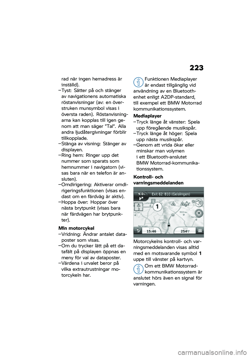 BMW MOTORRAD F 750 GS 2020  Instruktionsbok (in Swedish) ���E
��\b�
 ��� ����� ����\b�
���
�
 �����
�����
�7��&� �
��= �*����� �%� �\f�� �
�������\b� ��\b����\b���\f����
 �\b���\f��\b���
��\b���
��\