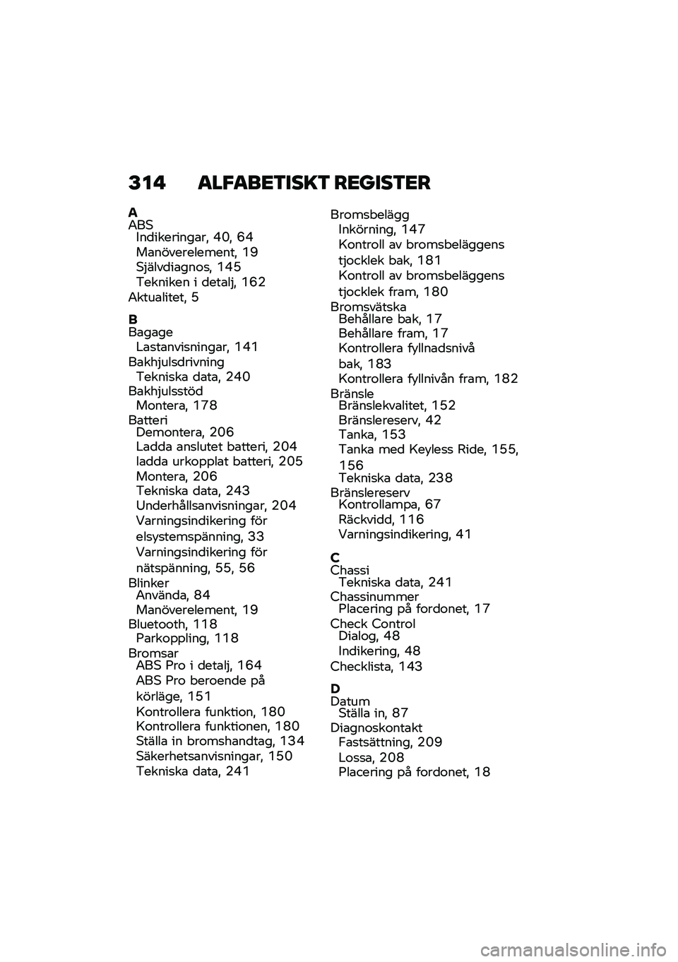 BMW MOTORRAD F 750 GS 2020  Instruktionsbok (in Swedish) �E��" ���$���
�\f�
���\f ��
��
��\f�
�
��0��*���
��������\b��! �H�L�! �J�H��\b�������������! �P�C�*�$����
��\b���\f�
�! �P�H�E�&������� � �
���\b��