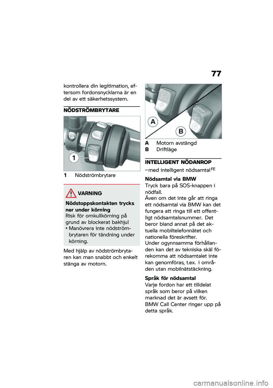 BMW MOTORRAD F 750 GS 2020  Instruktionsbok (in Swedish) �?�?
��\f����\f�����\b �
�� ��������\b���\f��! �������
�\f� ��\f��
�\f��
�� ����\b���\b �� ���
�� �\b� ��� �
��������
�
� �
����
���<��\f��