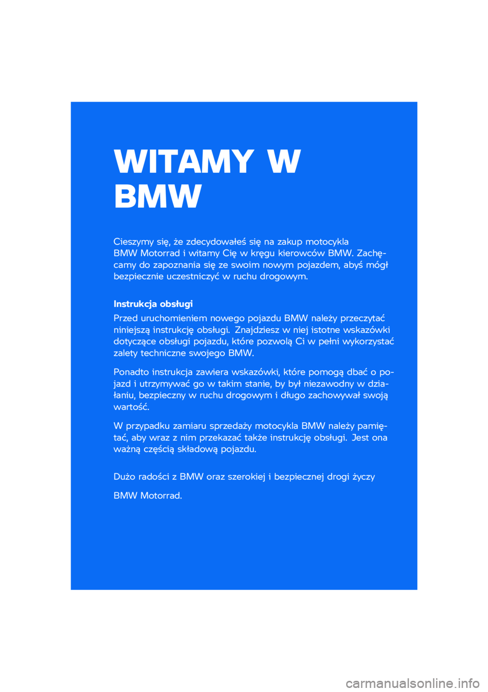 BMW MOTORRAD F 750 GS 2020  Instrukcja obsługi (in Polish) ������ �
�\b��
�������\b� ���	�
 �� ��
����
������ ���	 �� ����� �\b����������� ��������
 � �����\b� ���	 � ���	�� ��������