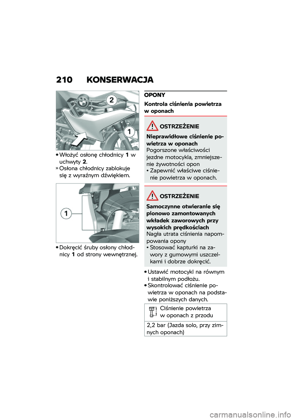 BMW MOTORRAD F 750 GS 2020  Instrukcja obsługi (in Polish) ���	 ����
��M���>�T�
������ ������	 ��#���
�����:����#�����<�!�6����� ��#���
���� ���&�����%����	 � �����>���\b �
�>���	����\b�!
�+�