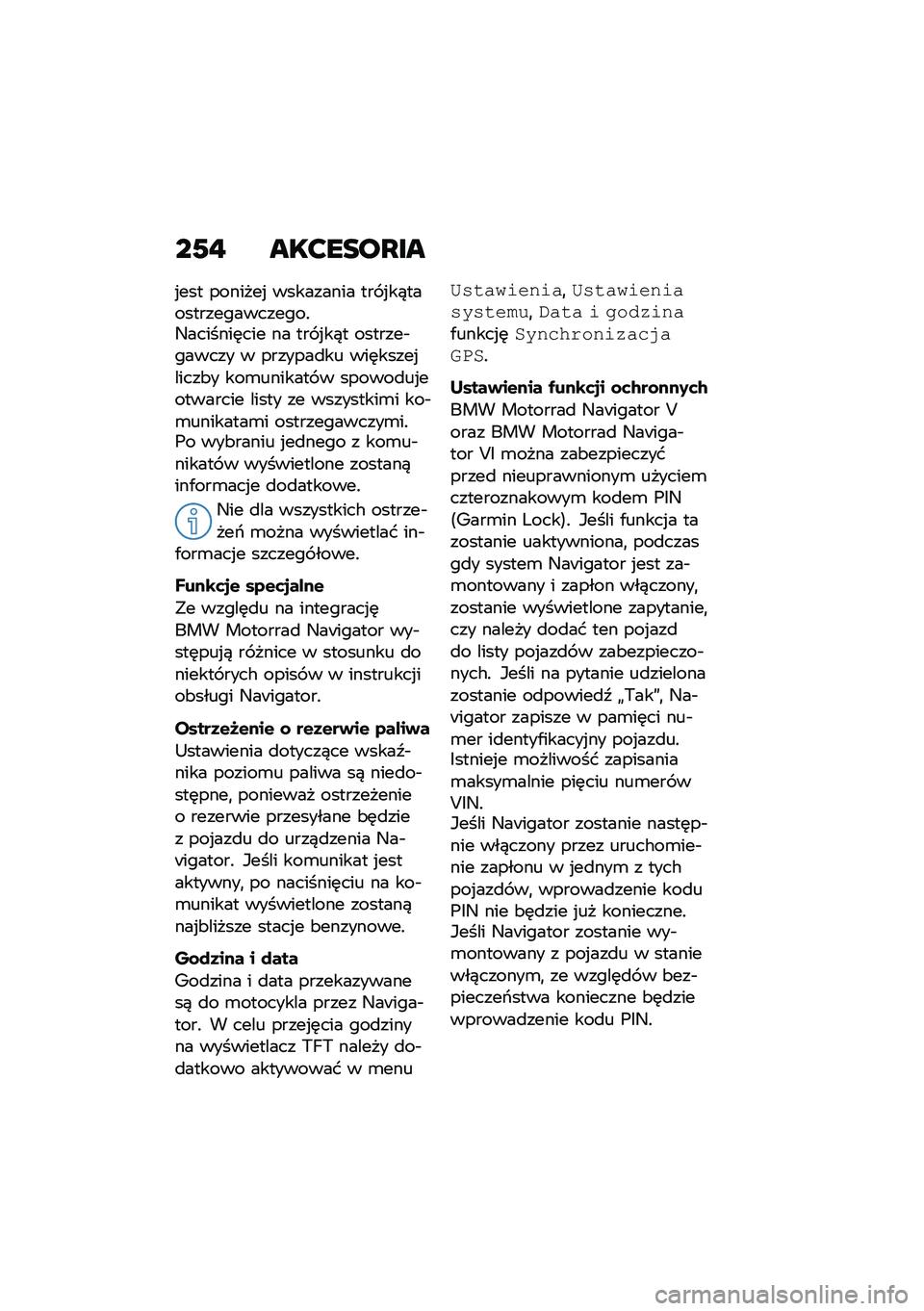 BMW MOTORRAD F 750 GS 2020  Instrukcja obsługi (in Polish) ��/�! ���>��
��M��
�%��� �������% ��������� ��� �%��)�����������������!�4�������	��� �� ��� �%��)� �������$������ � ������
