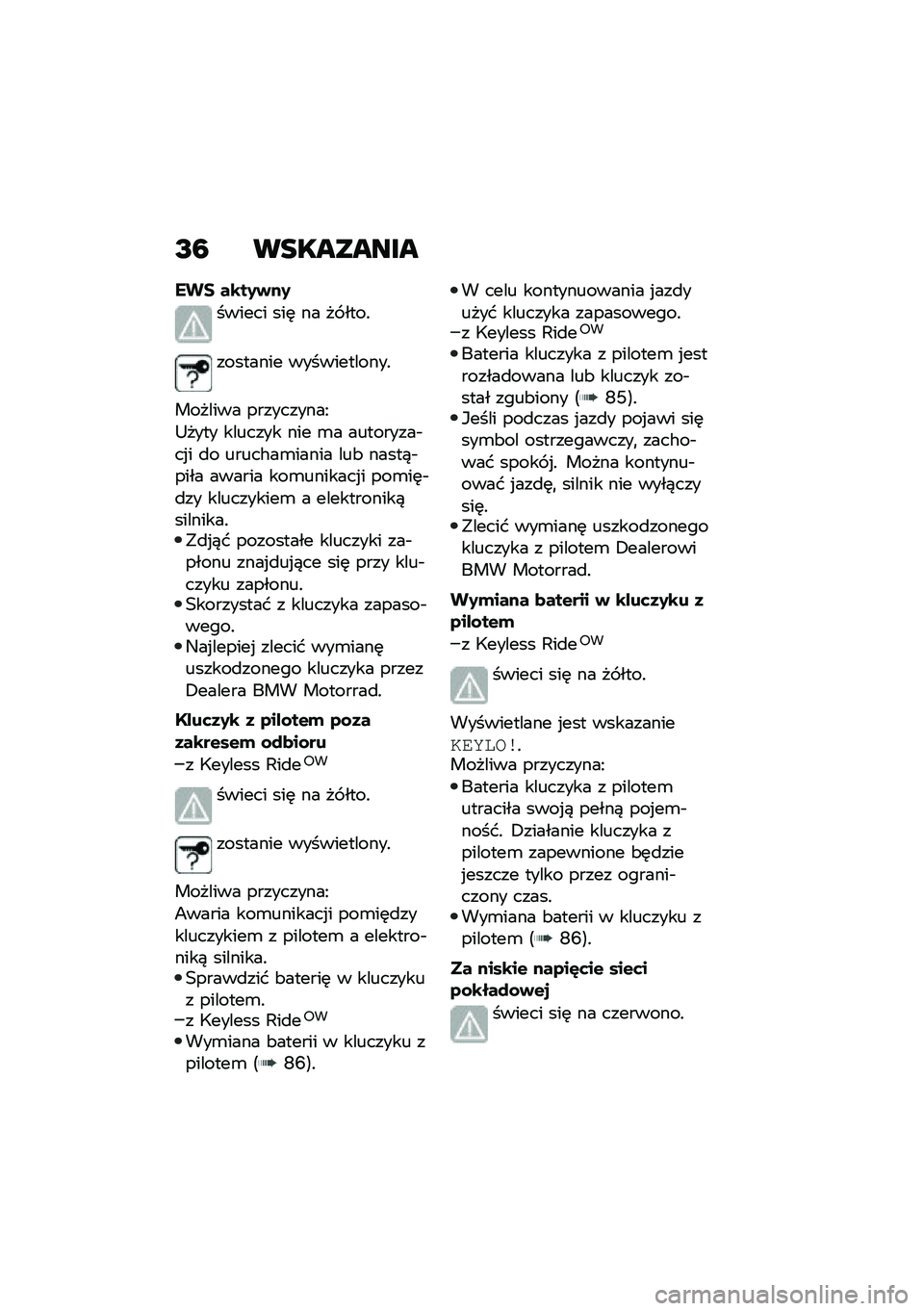BMW MOTORRAD F 750 GS 2020  Instrukcja obsługi (in Polish) �G�6 ��
�������
��� ��\b��2�+��2
������ ���	 �� �� ����!
�������� ������������!
������� ����������C
�:���� ������� ��� �\b�