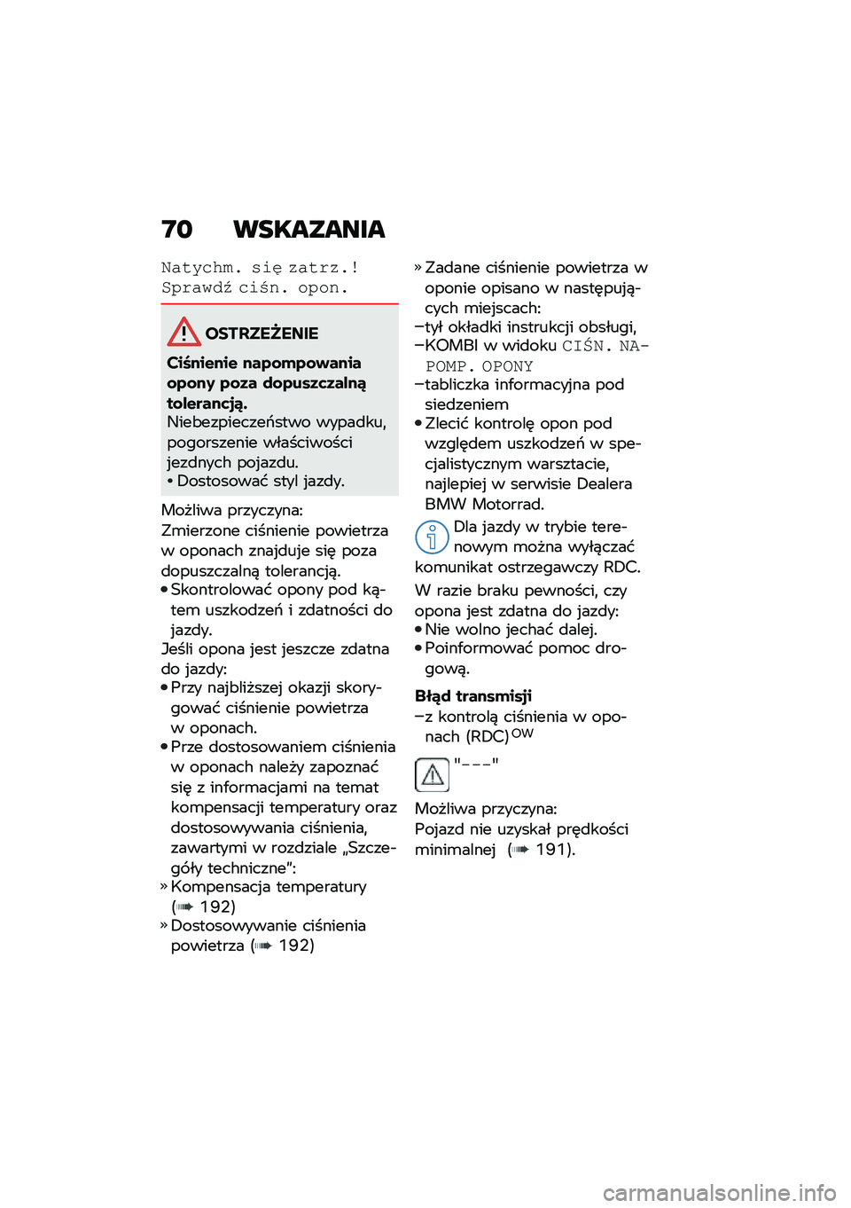 BMW MOTORRAD F 750 GS 2020  Instrukcja obsługi (in Polish) �N�	 ��
�������
�1��"���4�$�) �%�!�& ���"�+��)��
��+��3��; ��!�8�2�) ����2�)
�����������
���8���&���& ���4�\f�*�4�\f�+�����\f�4�\f��2 �4�\f�3� �)�\f�4��
