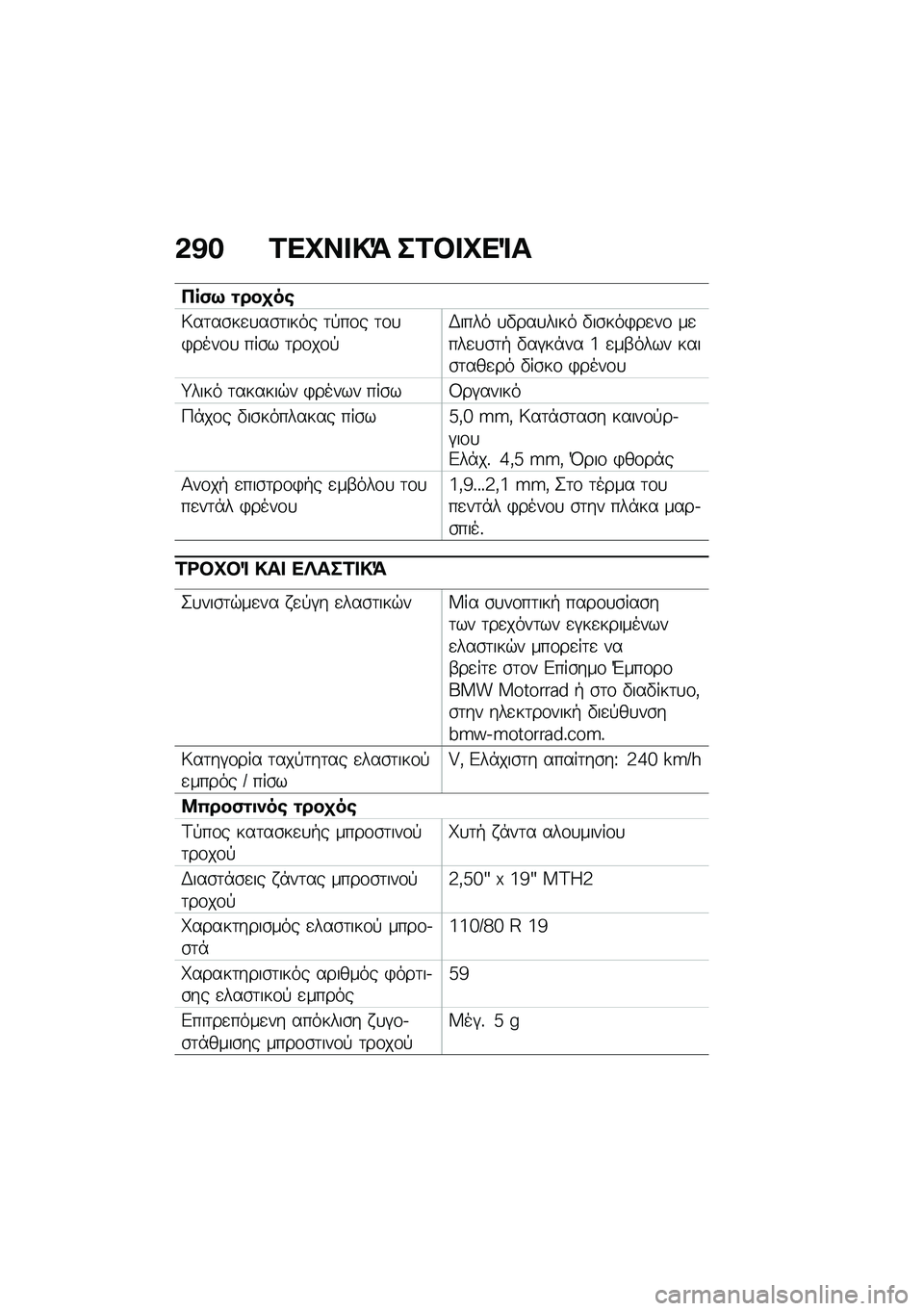 BMW MOTORRAD F 750 GS 2020  Εγχειρίδιο ιδιοκτήτη (in Greek) �*�A�$ �\f�
�M����> ��\f���M�
�	�
�+� �,�; ������
�6��	��\b��
�
��\b�	���� �	�!��\f� �	�\f�
�)����\f�
 ���\b� �	��\f��\f�!�,���� �
�"���
���� �"��\b���)��
