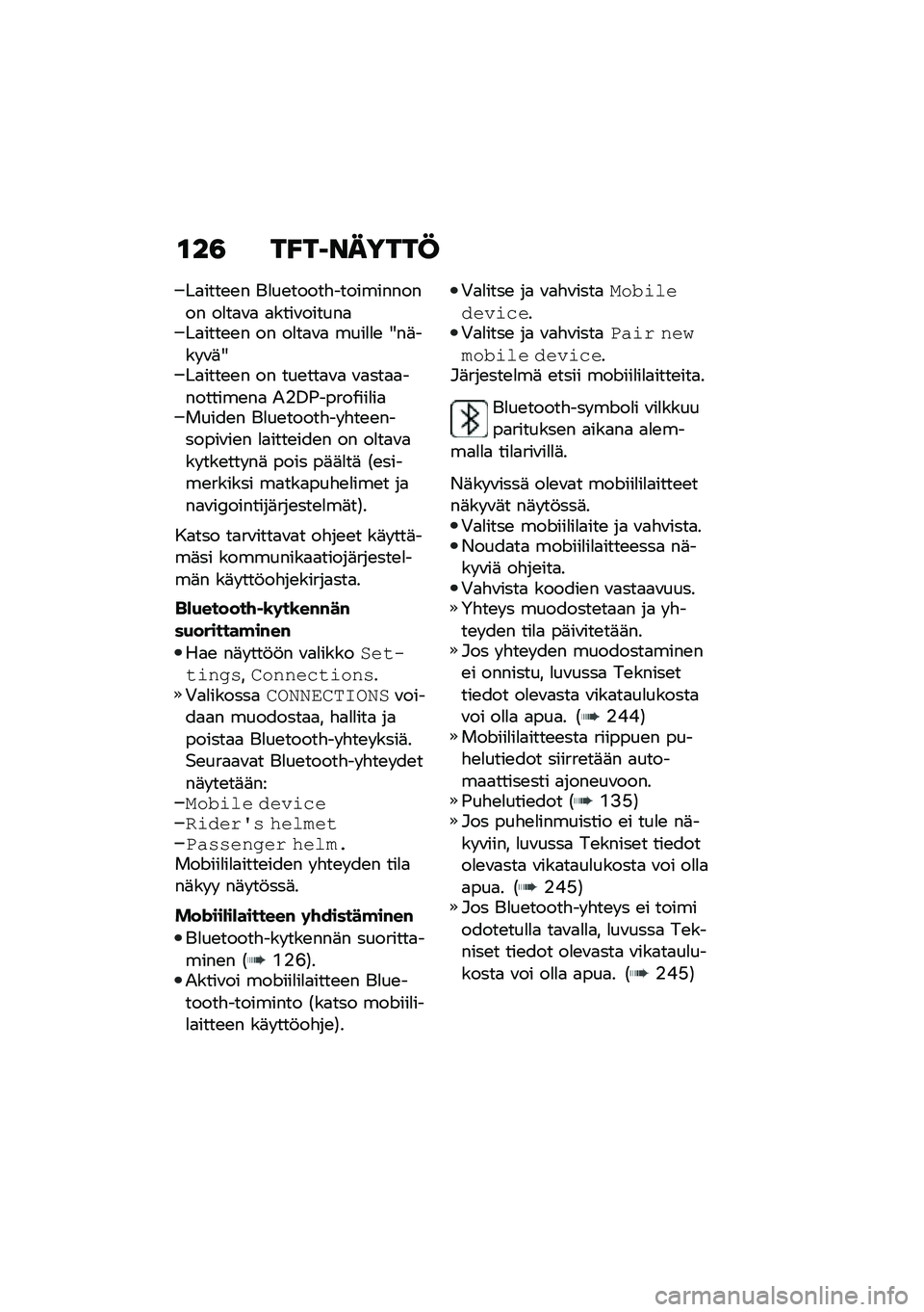 BMW MOTORRAD F 750 GS 2020  Käsikirja (in Finnish) ���4 ��J��	�\f�����C
��
����\b�\b� ��
��\b�����"������������ ��
��
�\f�
 �
����\f������
��
����\b�\b� �� ��
��
�\f�
 ����
�
�\b �=��	��� �\f�	�=