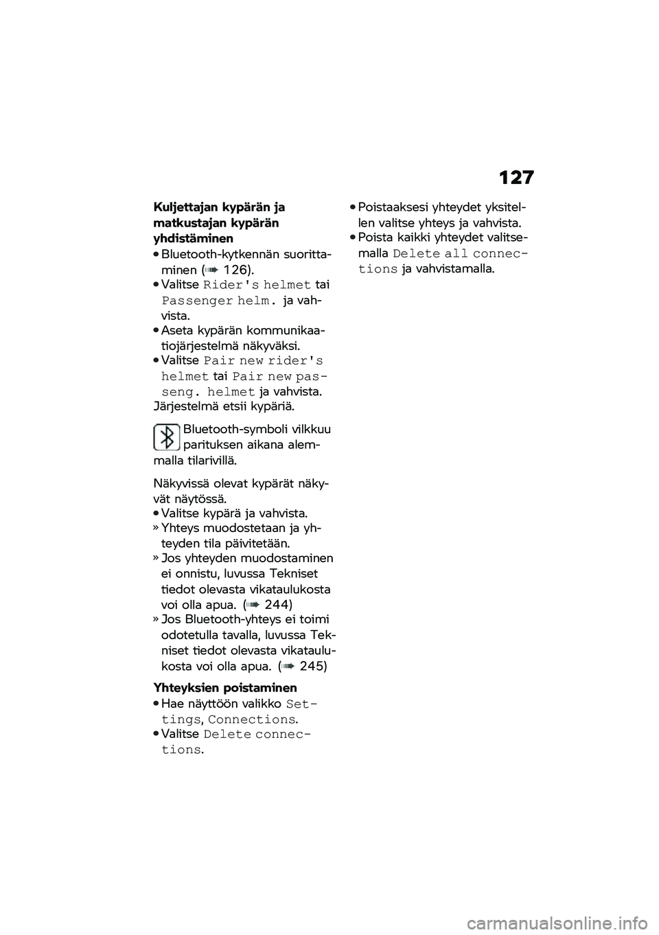 BMW MOTORRAD F 750 GS 2020  Käsikirja (in Finnish) ���9
�,�+�*�
�����
��# �\b�	�"����# �
��!���\b�+����
��# �\b�	�"����#�	�\f������!��#��#
��
��\b�����"��� ���\b���	� ��������
�����\b� �1�L�%�E�2��+