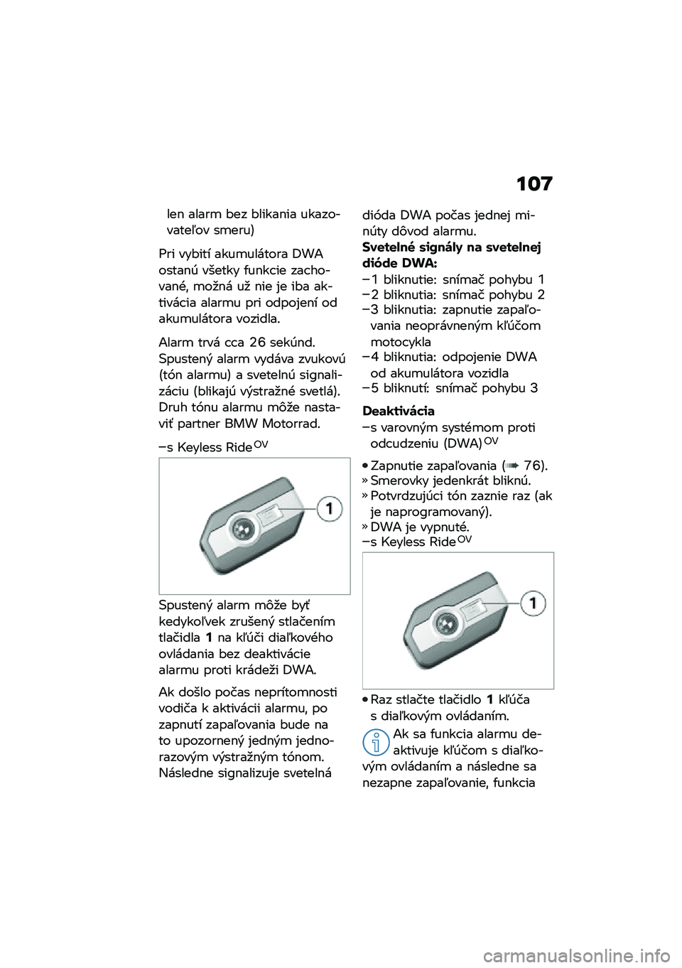 BMW MOTORRAD F 750 GS 2020  Návod na používanie (in Slovak) �
��O
���$ �����
 �#�� �#�����$�� �����������5�� ��
����C
�=�� ���#��� ����
������� �8��1�����$�0 ������ �/��$�� �� ��� ������$�+�