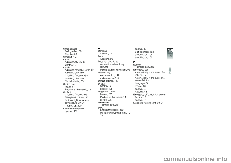 BMW MOTORRAD F 850 GS 2018  Riders Manual (in English) �3����! ����
�\b��\f�<��	�\f���� ���D�" �+�&
���	�����" �+�&
�3����!�\f���
�" ��+�4
�3�\f���!�.��%���
����" �4�+�" �4�-�" ��*�
�3���
�\b��\f�" ��)
�3�\f��
��