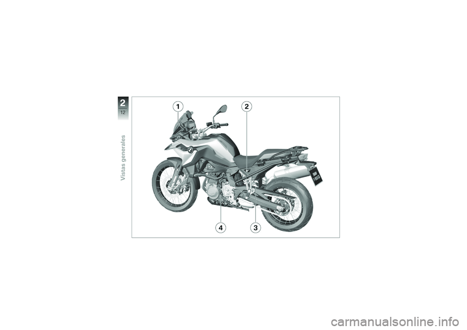 BMW MOTORRAD F 850 GS 2018  Manual de instrucciones (in Spanish) �!
�/�:
�5�"����	��������	��� 