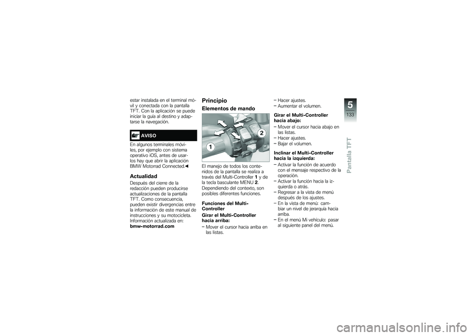 BMW MOTORRAD F 850 GS 2018  Manual de instrucciones (in Spanish) �����	 ��������� �� �� ���	�
���� �
�&���� � ��������� ��� �� ���������;�<�;� �9�� �� ���������&� �� ��
����������	 �� �\b