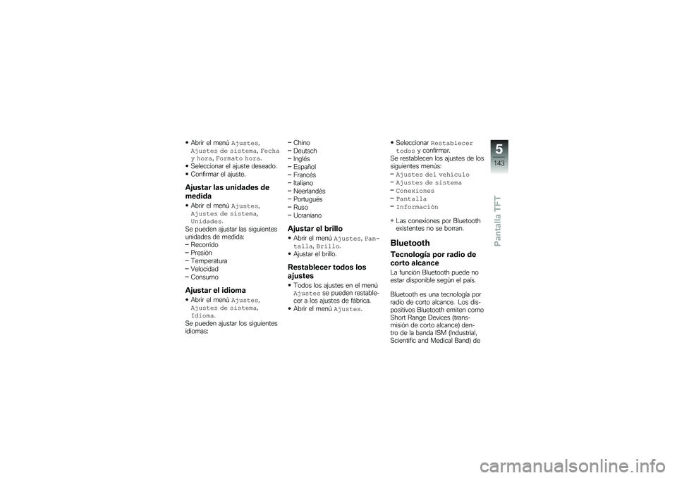 BMW MOTORRAD F 850 GS 2018  Manual de instrucciones (in Spanish) �+��	��	 �� �
���-��+��,�#��,�"��+��,�#��, �� �,�-�,�#����"����4��5 �4�� ��"��� ���#� �4�� ��
�,����������	 �� ��(�
��� ��������
�9�����	�
��