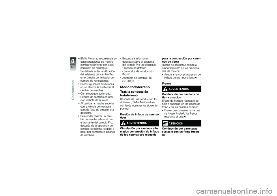 BMW MOTORRAD F 850 GS 2018  Manual de instrucciones (in Spanish) ��� �����	�	�� �	����
����� ������� ����
������� �� �
��	������
����	 �����
���� ��� ���������
����� �� ��
��	��\b�
��
�,� 