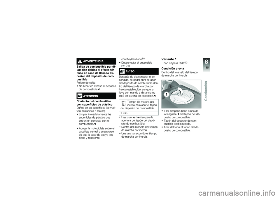 BMW MOTORRAD F 850 GS 2018  Manual de instrucciones (in Spanish) �\f�2�"�6�:�)�6�7�-��\f
��	����	 �� �
�\b��,�����,�� �>�\b� �����	��	�
��.� ���,���	 �	� ��4��
��\b ��0�����
�\b �� �
�	��\b �� �����	��\b ��3��
����