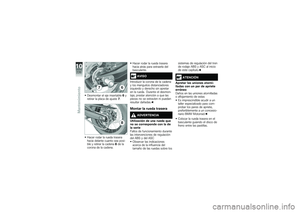 BMW MOTORRAD F 850 GS 2018  Manual de instrucciones (in Spanish) �!���
�����	 �� ��(� �����	������+��	����	��	 �� ����� �� ��(�
���� �
�@����	 �	����	 �� �	�
��� ��	����	������ ������� ��
���� �