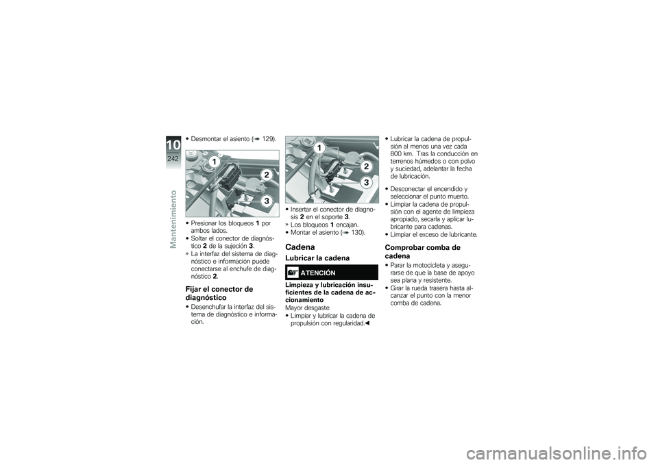BMW MOTORRAD F 850 GS 2018  Manual de instrucciones (in Spanish) �!���
�����	 �� ������� �B�/�:�5�C�
��	�������	 ��� ����\f�
�������	��
��� ������
�,�����	 �� ��������	 �� ����\b��&�������!�� �