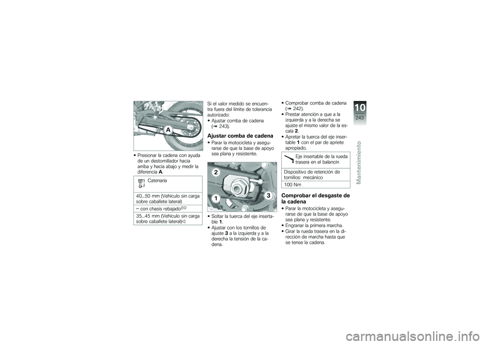 BMW MOTORRAD F 850 GS 2018  Manual de instrucciones (in Spanish) ��	�������	 �� ������ ��� ���
���� �
� ������	��������	 �������	�	��� � ����� ����(� � �
����	 �������	������\f�
�9������	�