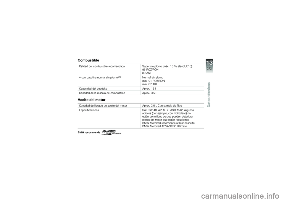 BMW MOTORRAD F 850 GS 2018  Manual de instrucciones (in Spanish) �-�\b��,�����,��
�9������ ��� ���
��
������ �	����
�������,�-���	 ��� ����
� �B�
�#�)� �/�. �\ �������" �%�/�.�C
�5�3 �=�A�L�Q�=�A�
�1�5 �+�>�7
���
