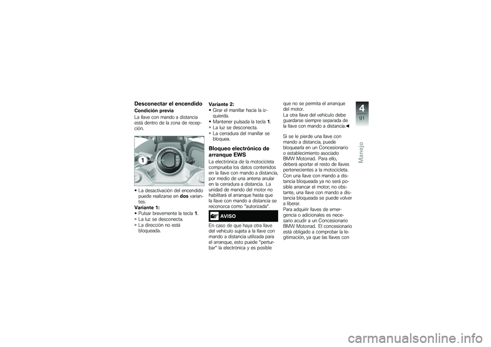 BMW MOTORRAD F 850 GS 2018  Manual de instrucciones (in Spanish) �2���
�\b���
��	� �� ���
������\b
�-�\b����
��.� �>�����	
�$� ����� ��� �
���� � �������������# �����	� �� �� � ��� �� �	��������