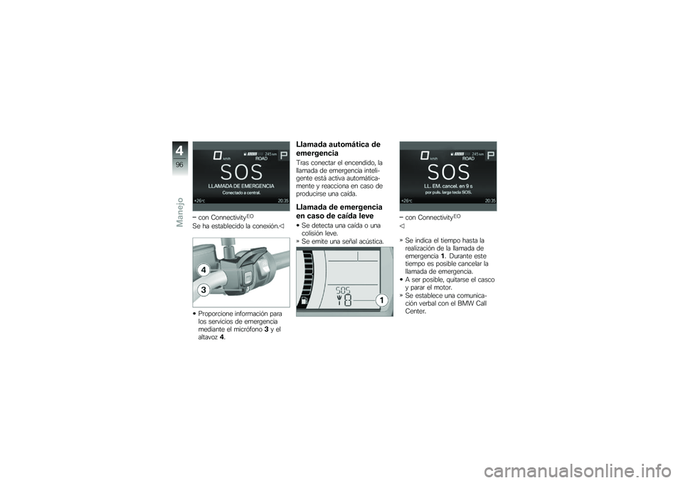 BMW MOTORRAD F 850 GS 2018  Manual de instrucciones (in Spanish) ��� �9������������%�A
�,� �� ����������� �� �����)��&��
��	����	����� �����	�
����&� ���	���� ���	������ �� ��
��	�\b������