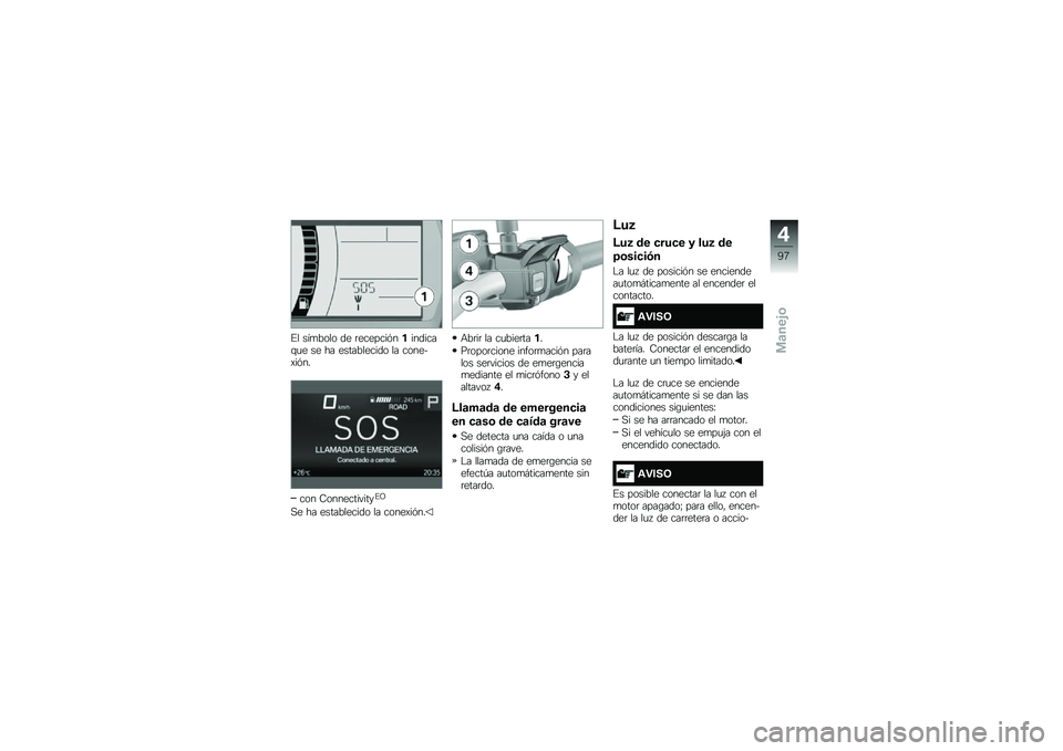 BMW MOTORRAD F 850 GS 2018  Manual de instrucciones (in Spanish) �%� ���
���� �� �	�������&���������\f�
� �� �� ����������� �� ������)��&��
��� �9������������%�A
�,� �� ����������� �� �