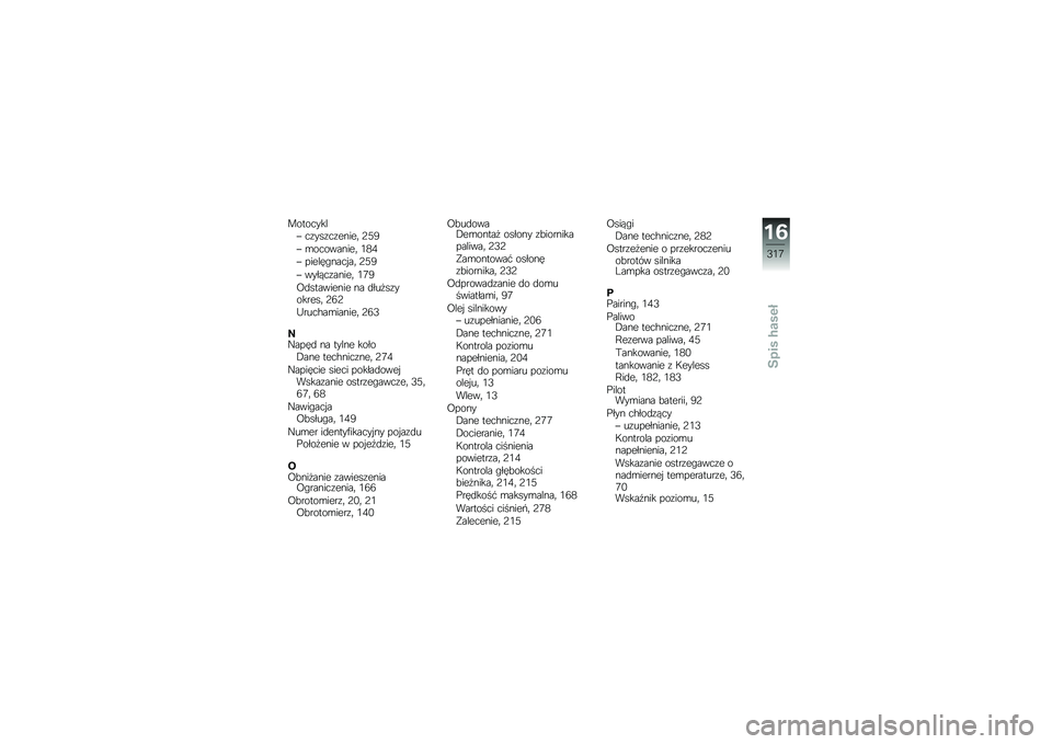 BMW MOTORRAD F 850 GS 2018  Instrukcja obsługi (in Polish) ��������� ��\f���\f��\f�����	 �:�4�5
� �\b���������	 �0�2�1
� ������"���� ��	 �:�4�5
� ������\f�����	 �0�9�5
�<�
��������� �� �
���
��\f��