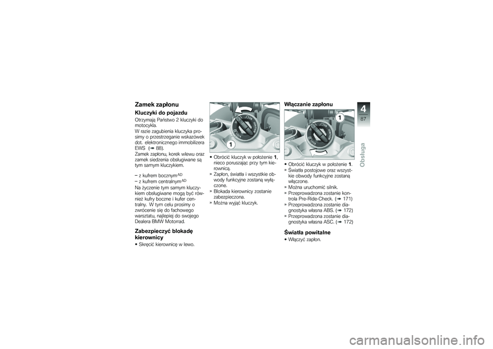 BMW MOTORRAD F 850 GS 2018  Instrukcja obsługi (in Polish) �6���\f� ������
�
�3������� �#� ������#�
�<���\f��\b�� � �%��+���� �: �����\f��� �
��\b���������
� ���\f�� �\f��"��!����� �����\f���
