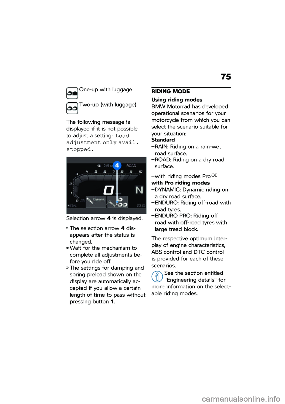 BMW MOTORRAD F 850 GS 2021  Riders Manual (in English) �H�2
�1��� �� ���
� �\f����	��
�*��� �� �6���
� �\f����	���7
�*�� ���\f�\f����� �����	�� �������\f�	�
�� �� ��
 �� ���
 �������\f��
� �	�