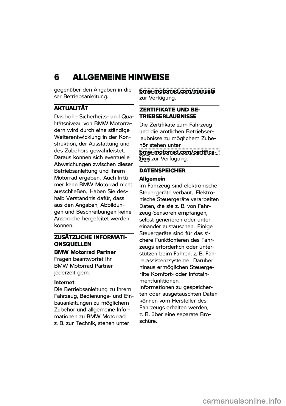 BMW MOTORRAD F 850 GS 2021  Betriebsanleitung (in German) 