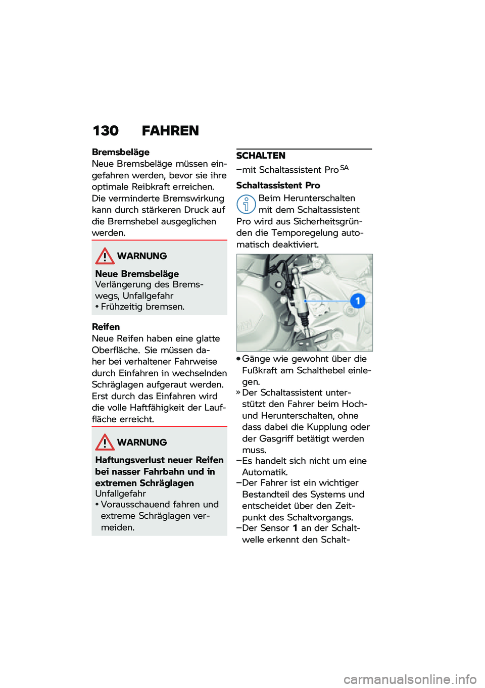 BMW MOTORRAD F 850 GS 2021  Betriebsanleitung (in German) �������
���� �	�\b��"�����/������#�(�\b�����\b� ���	 �����	�$�!���	�
 �0�\b��\f�#�#����\f������������ �����	��\b�
����(��
�2��� �1���