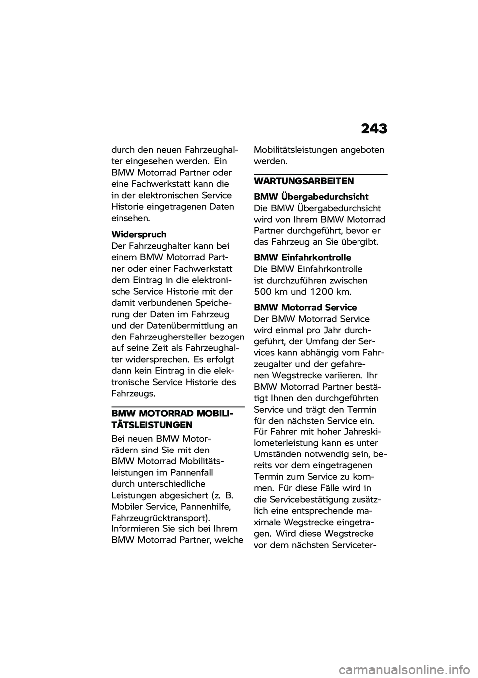 BMW MOTORRAD F 850 GS 2021  Betriebsanleitung (in German) 