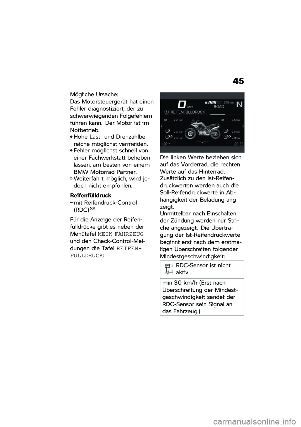 BMW MOTORRAD F 850 GS 2021  Betriebsanleitung (in German) �%��� �"�\f�	��$ ��\b� �)�����\f��#���$������ ��&��#����	� ���������\b�����#�� ��&��#����	� �	���\b��#�# ���\b���\b�� ��\f���!��� �	��\f��
