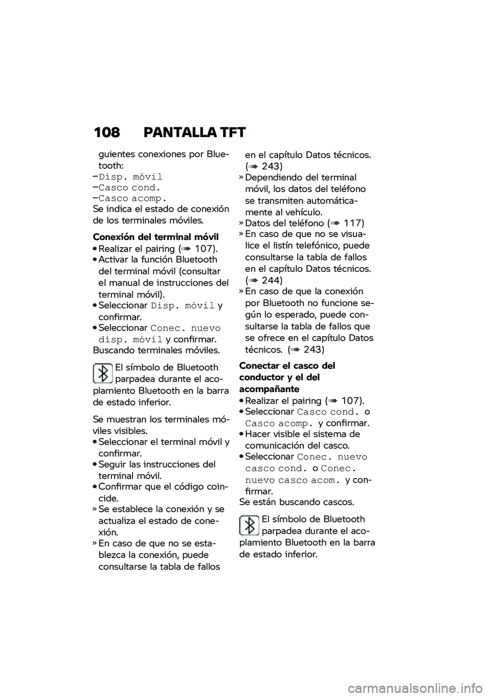 BMW MOTORRAD F 850 GS 2021  Manual de instrucciones (in Spanish) �
�\b�< �F��
����� ��6�
�\b�
������ �����)����� ���	 ���
��&������:�)�\f�!�,� ����\f����!�� ��������!�� �����,��,� ������ �� �����